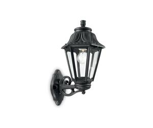 Applique Classica Dafne Materie Plastiche Nero 1 Luce E27 Big