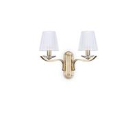 Applique Classica Pegaso Metallo Ottone 2 Luci E14 [EEK: A++]