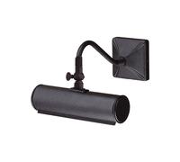 Applique Classica Picture Light Acciaio Nero 1 Luce E14