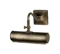 Applique Classica Picture Light Acciaio Nero Oro 1 Luce E14