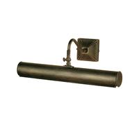 Applique Classica Picture Light Acciaio Nero Oro 2 Luci E14