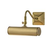 Applique Classica Picture Light Acciaio Ottone Spazzolato 1 Luce E14 [EEK: A++]