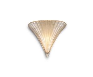 Applique Classica Santa Vetro Oro 1 Luce E14 Small