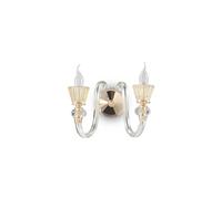 Applique Classica Strauss Vetro Oro 2 Luci E14