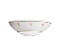 Applique Classica Trieste Bianco Decorato Filo Verde 1 Luce R7S