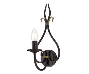 Applique Classica Windermere Metallo Ruggine Oro 1 Luce E14