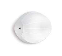 Applique Aperta Contemporanea Coco Alluminio Bianco 1 Luce Led 7W 4000K