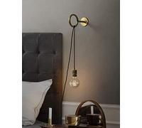 Applique Con Cavo Plug-in, Apparecchio Di Illuminazione Vintage E27 Portalampada Industria Lampada A Sospensione A Parete Per La Casa Soggiorno Bar Camera Da Letto Caffè Corridoio beautiful scenery