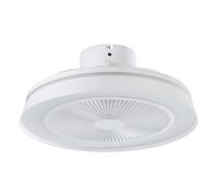 Ventilatore soffitto con luce VALLONIA 1 White 35218 (48x21cm)