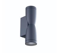 Applique Conica a Clessidra Bidirezionale IP65 GU10 - Grigia