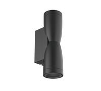 Applique Conica a Clessidra Bidirezionale IP65 GU10 - Nera