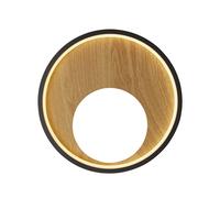 Applique Contemp Curiosità Acciaio Nero Policarbonato Marrone Led 11W 3000K