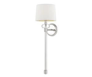 Applique Contemporanea Barbour Acciaio Nichel Lucido 1 Luce E14