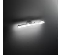Applique Contemporanea Bold Metallo Cromo Acrilico Led 14W 3000K