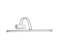 Applique Contemporanea Bow Metallo Cromo Led 8W Luce Calda