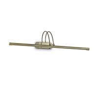 Applique Contemporanea Bow Metallo Ottone Brunito Led 8W Luce Calda