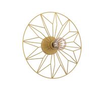 Applique Contemporanea Castanuelo 1 Luce Acciaio Oro