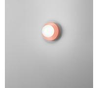 Applique Contemporanea Ceramic Arancio Vetro Bianco 1 Luce G9 Ip20