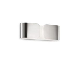 Applique Contemporanea Clip Metallo Cromo 2 Luci G9 3W 3000K Luce Calda
