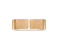 Applique Contemporanea Clip Metallo Oro 2 Luci E27