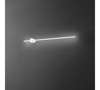 Applique Contemporanea Clock Alluminio Bianco Led Integrato 20W