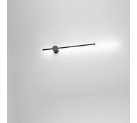 Perenz Applique Clock – Alluminio nero opaco LED 12W 1100 lm 3000K 65 cm