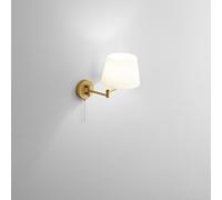 Applique Contemporanea Crane Metallo Oro Tessuto 1 Luce E14 Ip20