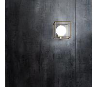 Applique Contemporanea Cube Metallo Oro 1 Luce G9 [EEK: A++]