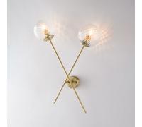 Applique Contemporanea Demetra Metallo Bronzo 2 Luci E14 [EEK: A++]