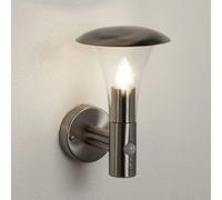 Applique Contemporanea Filo Acciaio Cromo 1 Luce E27