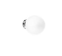 Applique Contemporanea Grape Metallo Vetro Bianco 1 Luce E27