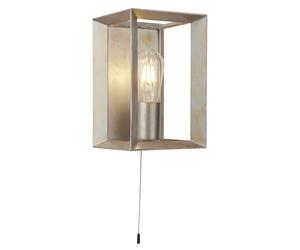 Applique Contemporanea Heaton Acciaio Argento Oro 1 Luce E27 [EEK: A++]