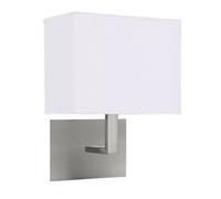 Applique Contemporanea Hotel Acciaio Cromo 1 Luce E27