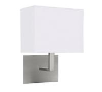 Applique Contemporanea Hotel Acciaio Cromo 1 Luce E27