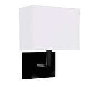 Applique Contemporanea Hotel Acciaio Nero 1 Luce E27