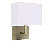 Applique Contemporanea Hotel Acciaio Ottone 1 Luce E27
