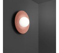 Applique Contemporanea Huevo Metallo Cemento Terracotta 1 Luce E27 Ip20