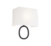 Applique Contemporanea Indo Acciaio Ferro Antico 1 Luce E27