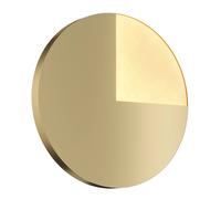 Applique Contemporanea Jupiter Alluminio Ottone 1 Luce 12W