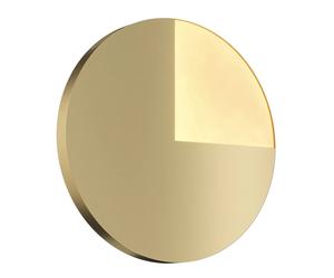 Applique Contemporanea Jupiter Alluminio Ottone 1 Luce 12W
