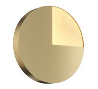 Applique Contemporanea Jupiter Alluminio Ottone 1 Luce 8W