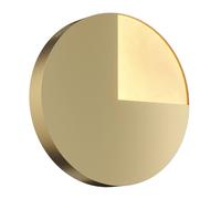 Applique Contemporanea Jupiter Alluminio Ottone 1 Luce 8W