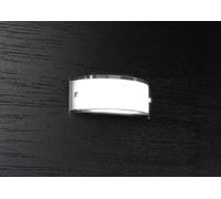 Applique Contemporanea Linear Metallo E Vetro Bianco 1 Luce E27 30Cm