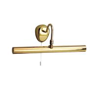 Applique Contemporanea Málaga Acciaio Ottone 1 Luce E14