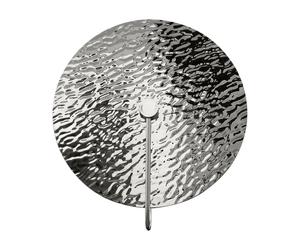 Applique Contemporanea Mare Metallo Cromo 1 Luce