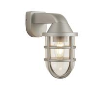 Searchlight Applique da esterno X Seaside Argento IP44