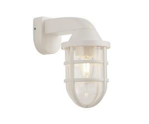 Applique Contemporanea Mare Policarbonato Bianco Trasparente 1 Luce E27 [EEK: A++]