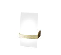 WOOD APPLIQUE PICCOLA 1 LUCE FOGLIA ORO 1019-AP-FO