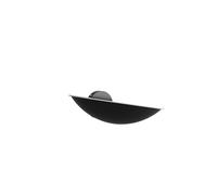 Applique Contemporanea Mood Metallo Nero Vetro Bianco 6 Luci Gx53
