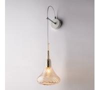 Applique Contemporanea Nemesi Metallo Ambra 1 Luce E14 [EEK: A++]